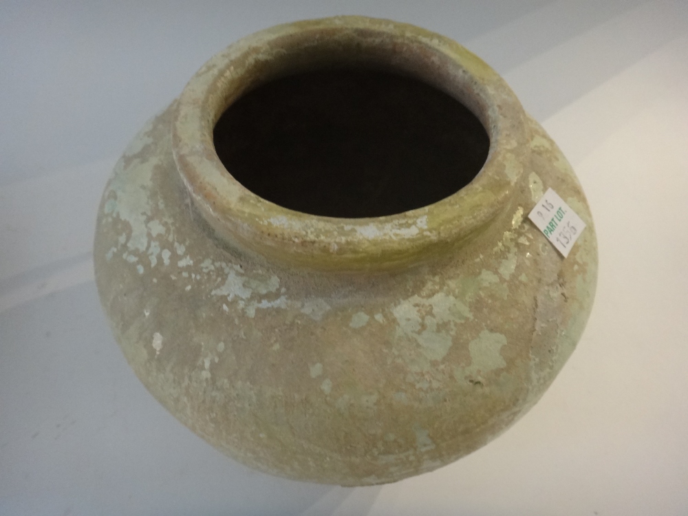 A Chinese green glazed pottery wine jar, Hu, Han Dynasty, - Image 9 of 12