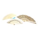 A quantity of fans, mainly 20th century Oriental and European,