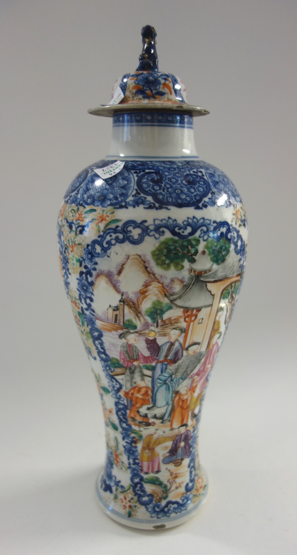 A group of Chinese export mandarin palette porcelains, Qianlong, - Image 17 of 25