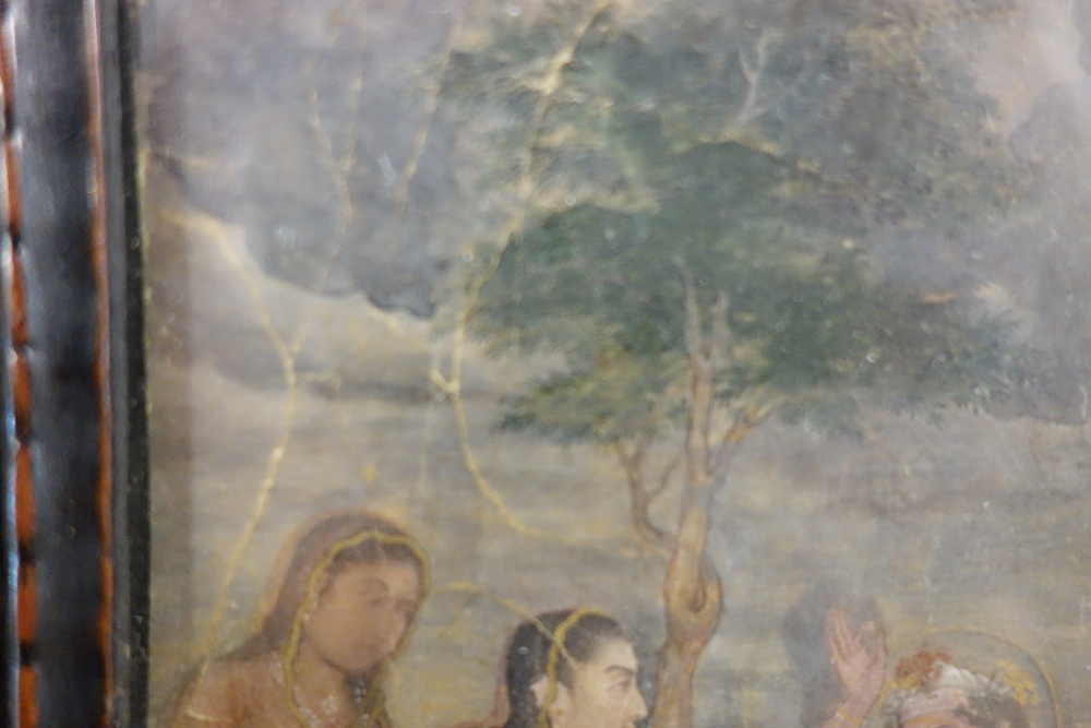 An Indian miniature painting, watercolour on paper, - Image 5 of 5