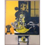 Graham Sutherland (1903-1980), La Tour de Oiseaux, colour lithograph, signed and numbered 115/175,