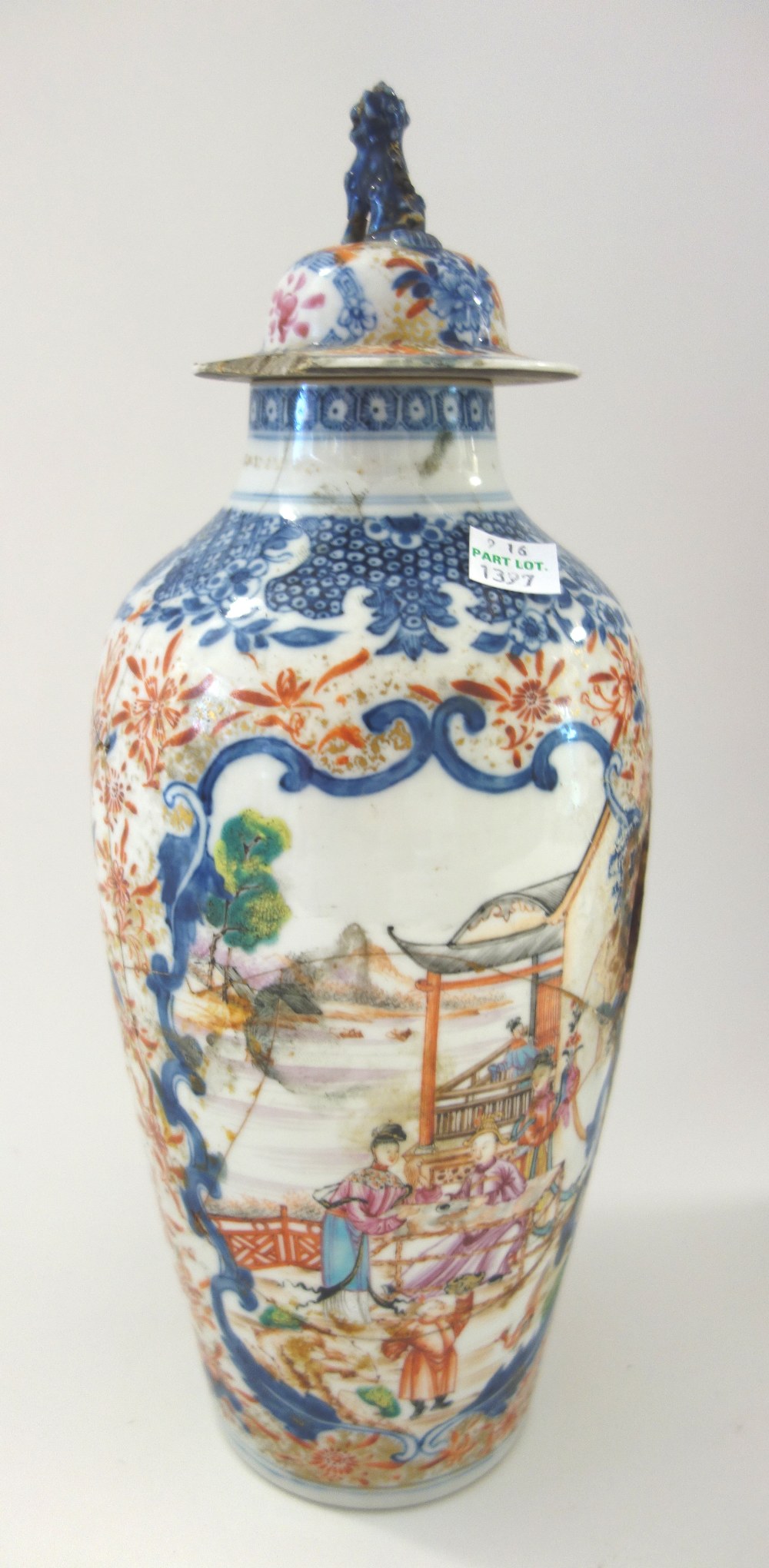 A group of Chinese export mandarin palette porcelains, Qianlong, - Image 8 of 25