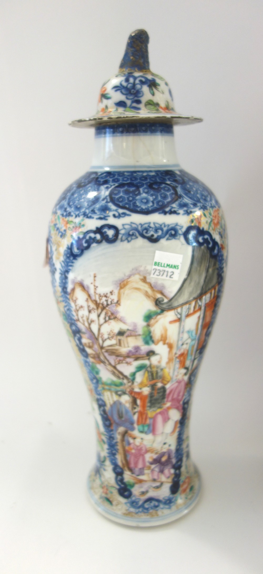 A group of Chinese export mandarin palette porcelains, Qianlong, - Image 5 of 25