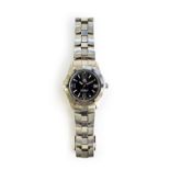 A Tag Heuer steel gentleman's bracelet wristwatch,