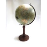 A German twelve inch 'Columbus' table globe by 'Dr. R.