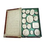 An early/mid 19th century Italian Grand Tour collection of twenty eight plaster casts after the