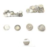A collection of British pre-decimal, pre-1920 silver coinage, comprising; half crowns, florins,