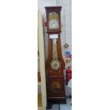 A French comtoise longcase clock, 19th century,