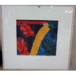 William Crozier (1930-2011), The Yellow road, colour print, signed, inscribed, dated 1993,