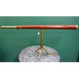 A Dollond 3 inch refracting telescope on stand, English, mid-19th century,
