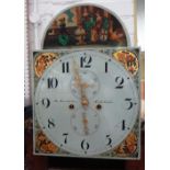 A George III boxwood strung mahogany striking longcase clock, G.