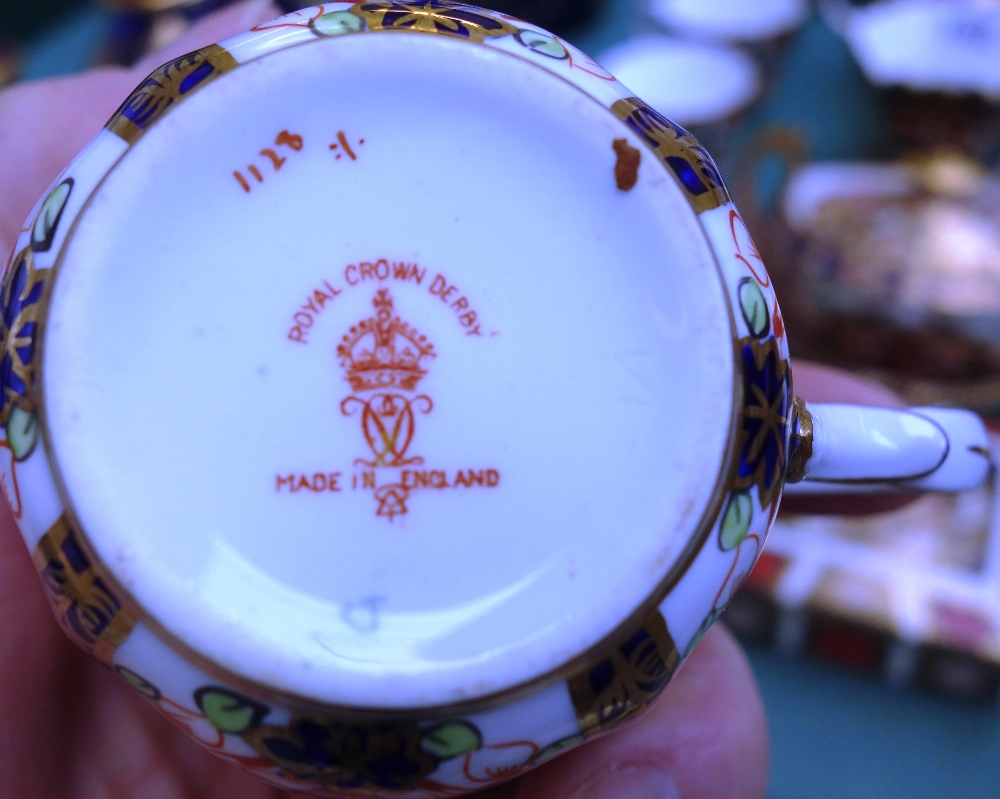 A quantity of Royal Crown Derby teawares, varying date codes (mainly 20th century), - Image 2 of 2