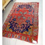 An unusual Indian rug,