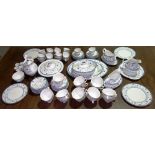 An extensive Royal Doulton Cambridge pattern part dinner and tea service.