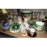 A quantity of ceramics, including a Noritake tea set, a Royal Albert tea set,