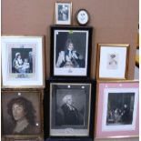 A group of assorted prints and engravings,