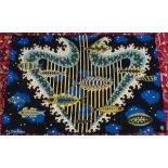 After Jean Picart Le Doux; 'La Harpe Marine', tapestry with a composition of fish,