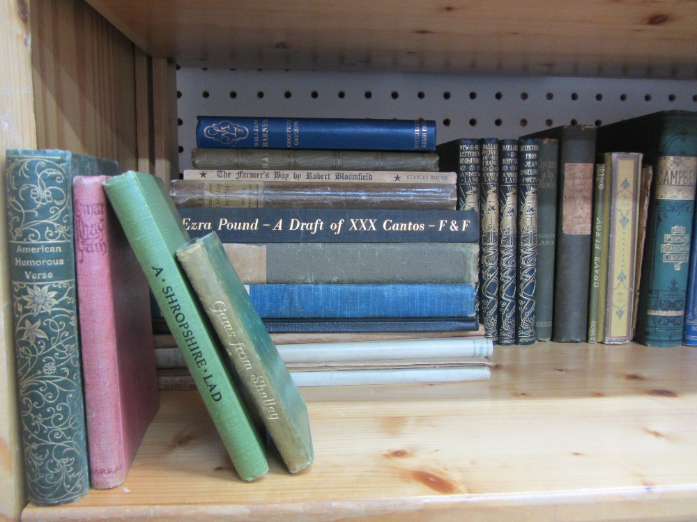 POETRY SELECTION - mostly later 19th /earlier 20th cents.
