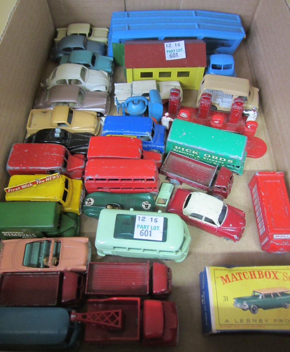 A quantity of Matchbox Lesney die cast vehicles from the 1-75 series, including; no.