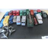 A quantity of Dinky die-cast vehicles, pre and post war, including; 260 Royal Mail van,