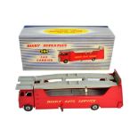 A Dinky Supertoys 984 car carrier, boxed.