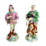 A pair of Samson Chelsea porcelain figures, late 19th century,