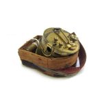 Elliot of London; a brass cased pocket sextant, late 19th century,