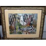 Peter Thorneycroft MP (1909-1994), Quarry; Quarry pool, Kit Hill, a pair of pastels, both signed,