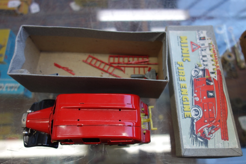 A Minic fire engine, boxed, a Triang Tractor no.2, a Hobbies S.E.I. - Image 2 of 8