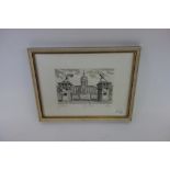 *** Adler (European, 20th Century), A set of three etchings of Berlin,