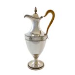 A George III silver classical vase shape water jug, Robert Makepeace & Richard Carter, London 1778,
