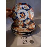 Four 19c Imari plates est: £30-£50 (A3)