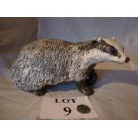 An Audrey Carter pottery badger est: £50-£80 (A1)