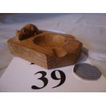 A Mouseman ashtray est: £30-£50 (N3)