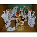 Five 19th and 20th century figurines est: £80-£120 (B23)