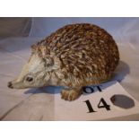 An Audrey Carter pottery hedgehog est: £25-£45 (A2)