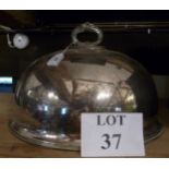 A silver plated large dome est: £30-£50 (AB12)