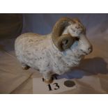 An Audrey Carter pottery ram est: £30-£50 (A2)