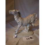 A Royal Dux figurine of a zebra est: £30-£50 (A2)