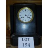 A 19c marble mantel clock with French st