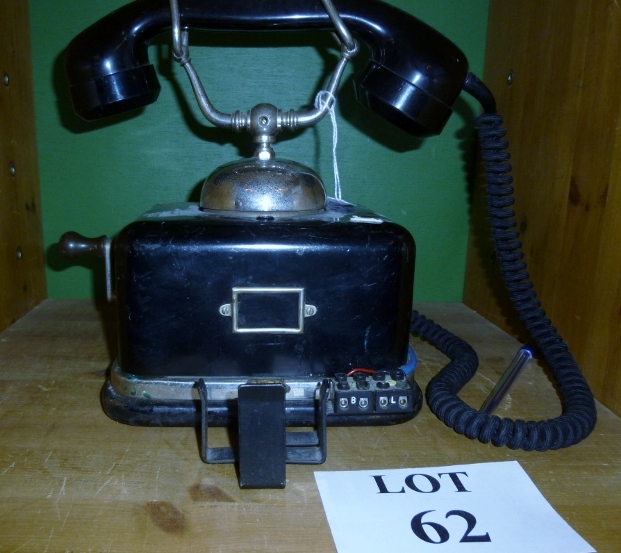 An old telephone (continental) est: £30-