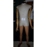 An old wooden mannequin est: £80-£120