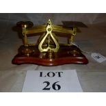 A set of Post Office scales and weights