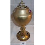 A gem set gilded chalice est: £300-£400