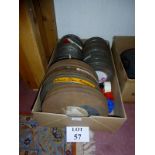 A large quantity of metal film cases est