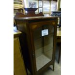 A pretty Edwardian mahogany inlaid slim