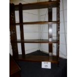 A set of 19c mahogany shelves est: £40-£