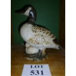 An Audrey Carter pottery duck est: £40-£