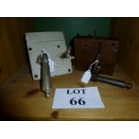 Two old locks with keys est: £30-£50 (B3