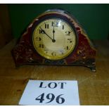 A small lacquered clock for restoration